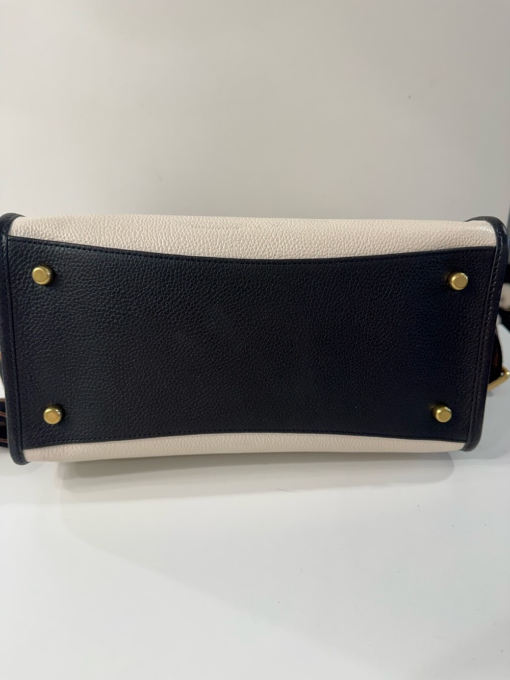 Coach Chalk, Brown & Black Colorblock Messenger Bag - Picture 5 of 7